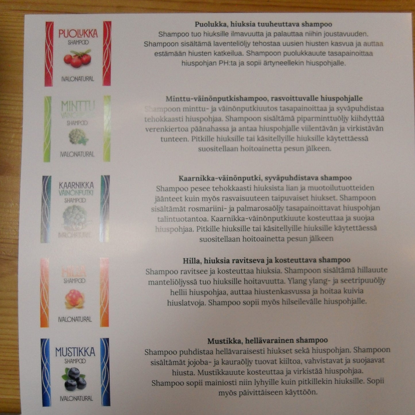 Palashampoo, Hilla, kosteuttava, 60 g