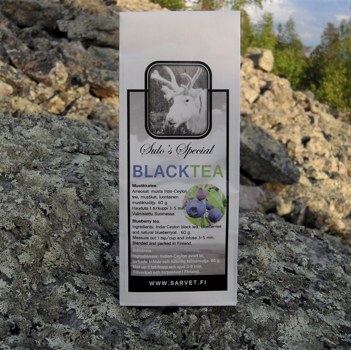 Sulo's Special BLACKTEA, Mustikkatee